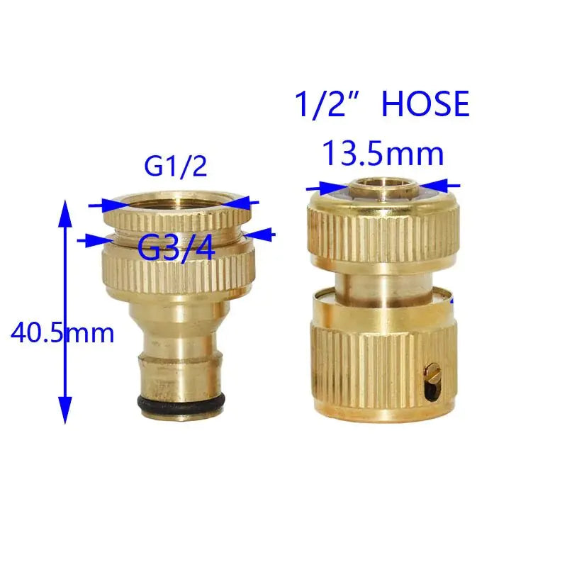 Garden Brass Hose Connector